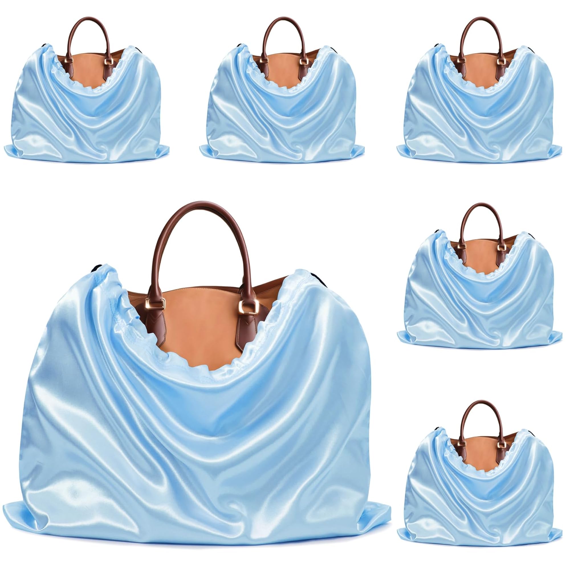 6 Pack Dust Bags for Handbags and Shoes